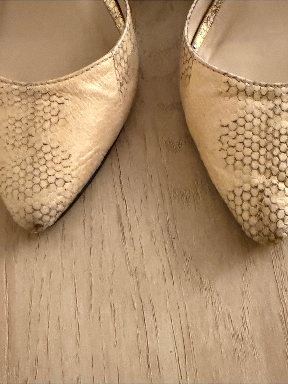 Loeffler Randall Black Suede and Beige Snakeskin Wedge Pumps 8B - Picture 2 of 9